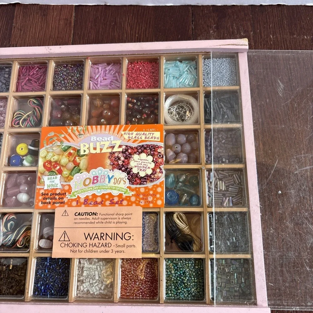 HOBBY DO'S High Quality Glass Bead‎ Set *NEW* (For Ages 8+) (Lots Of Beads)